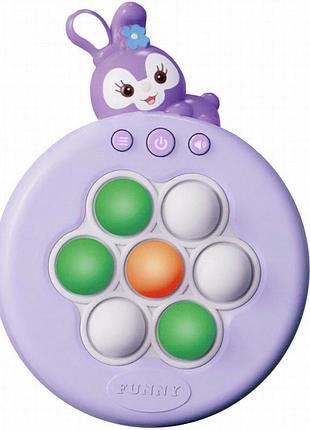 Портативная игра pop-it speed push game ver.6 rabbit