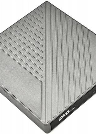 Внешний cd dvd-привод jbonest ty1978 дисковод с картридером, портом usb 3.0 type c