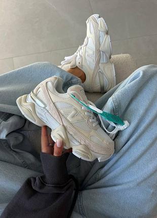 Кросівки жіночі new balance 9060r light cream
