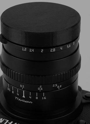 Захисна кришка об'єктива для ttartisan 50mm (чорна)