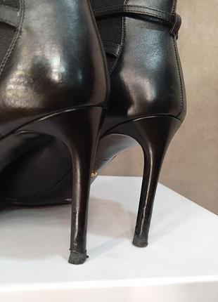 Ботильоны  prada кожаные 37,5 оригинал 7