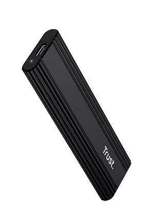 Корпус для ssd trust type-c/m.2, черный