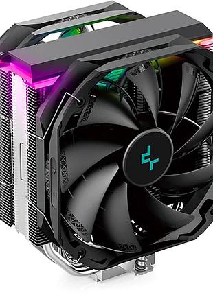 Процесорний кулер охолодження deepcool as500 plus 140 мм радіатор для процесора пк з підсвіткою