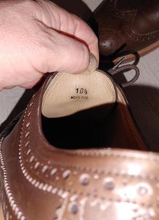 Шкіряні броги tod's italy 6