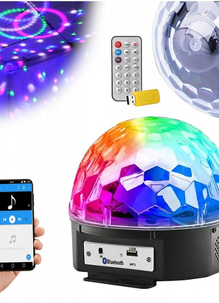 Magic ball диско шар с mp3 плеером + bluetooth 3