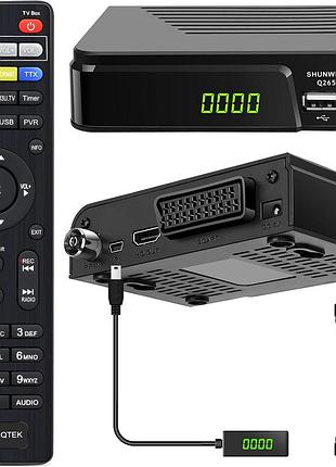 Цифровий наземний декодер shunweiqtek digital terrestrial decoder q265 mini мініресивер для цифрового телебачення