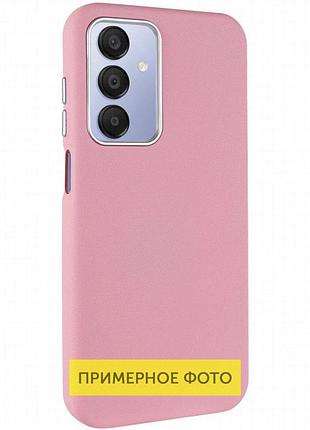 Кожаный чехол leather case metal buttons для xiaomi redmi 13c / poco c65 light pink