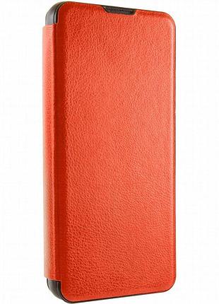 Кожаный чехол-книжка belora для xiaomi redmi note 10 pro / 10 pro max red