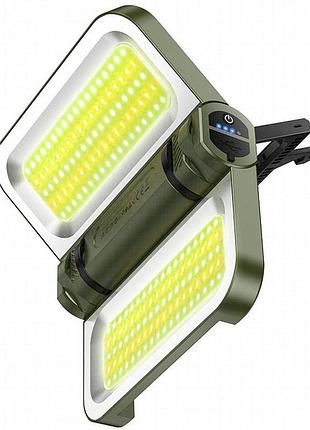Кемпинговый фонарь hoco dl22 solar-powered (5000 mah) green