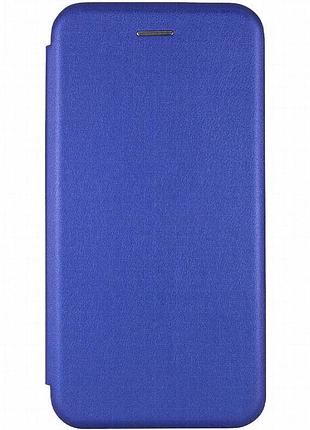 Кожаный чехол-книжка classy для xiaomi redmi note 14 4g (europe version) синий