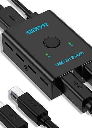 Селекторный переключатель sgeyr 2 port usb 3.0 switch устройство для управления несколькими usb-устройствами через один порт