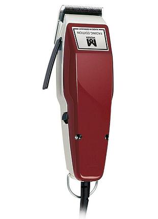 Машинка для стрижки moser edition burgundy, от сети, вибрационный мотор, насадок-4, сталь, бордовый
