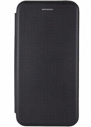 Кожаный чехол-книжка classy для apple iphone xr (6.1") черный