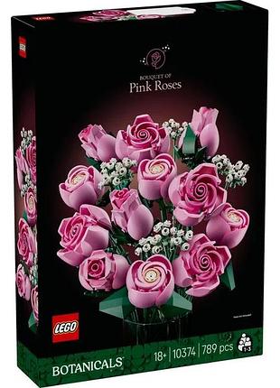 Конструктор lego botanicals букет рожевих троянд