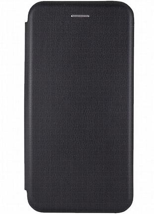 Кожаный чехол-книжка classy для motorola moto g56 5g черный