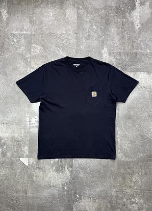 Чоловіча футболка carhartt wip s/s pocket t-shirt кархарт оригинал