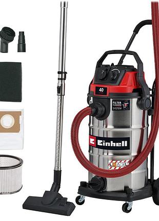 Пылесос профессиональный einhell te-vc 4090 sacl 1150вт 225мбар 40л 10.1кг