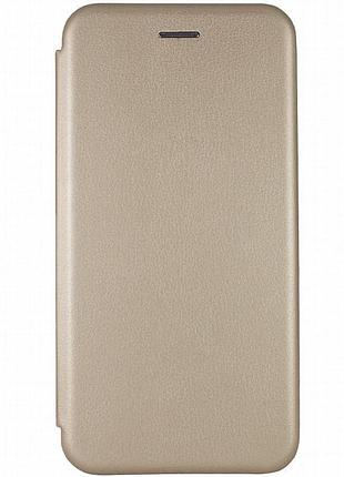 Кожаный чехол-книжка classy для infinix hot 40i / spark go 2024 / spark 20 золотой