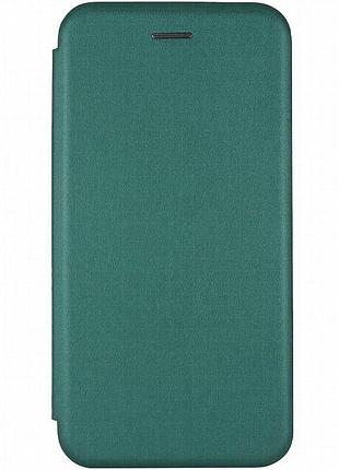 Кожаный чехол-книжка classy для motorola edge 60 / 60 fusion зеленый