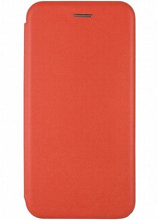 Кожаный чехол-книжка classy для motorola moto g13 красный