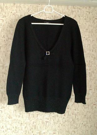 38-40р. вовняна кофта джемпер з ангорою line collection