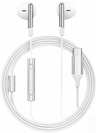 Наушники acefast l3 (type-c/1.2m) white
