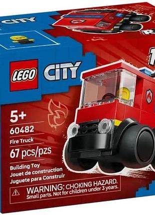 Конструктор lego city автоки — пожарная машина