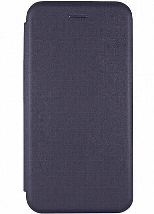 Кожаный чехол-книжка classy для samsung galaxy a52 4g / a52 5g / a52s темно-синий