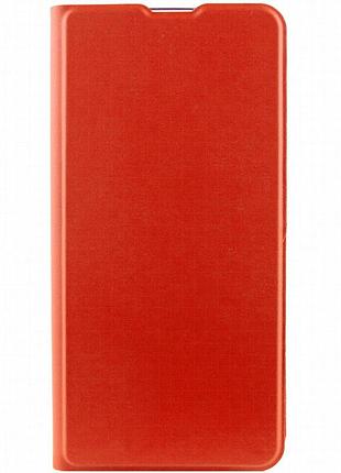 Кожаный чехол-книжка getman elegant (pu) для motorola moto g14 красный