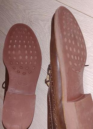 Шкіряні броги tod's italy 8