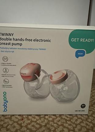 Молоковідсмоктувач babyono twinny подвійний електронний