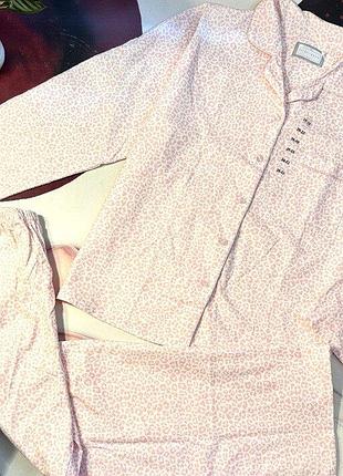 Жіноча піжама nightwear, 100% бавовна байка , розмір 20-22/48-50, нова