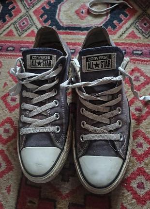 Тканевые converse (темно-серые / графит)
