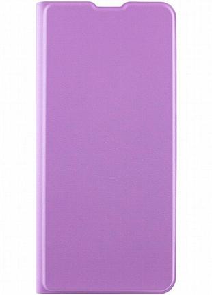 Кожаный чехол-книжка getman elegant (pu) для google pixel 6 сиреневый