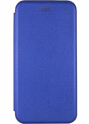 Кожаный чехол-книжка classy для xiaomi redmi note 12 4g синий