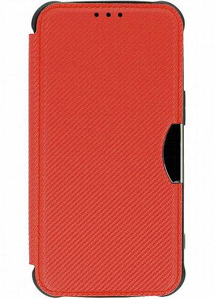 Кожаный чехол-книжка getman razor (pu) для samsung galaxy a06 red