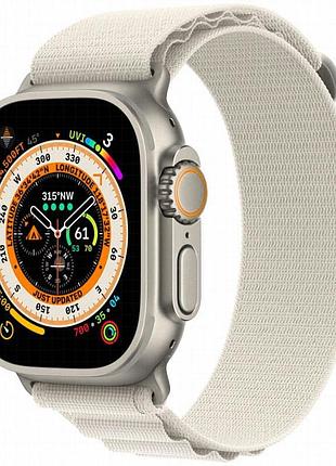 Ремешок alpine loop для apple watch 42(ser.1-3)/44/45/46/49mm (m/l) серый / starlight