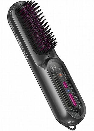 Расческа-выпрямитель hoco hp45 heating straight hair comb gray