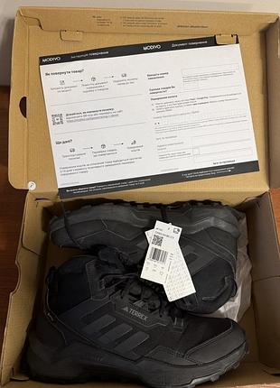 Черевики чоловічі adidas terrex gore-tex чорні 44 розмір