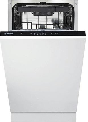 Посудомийна машина gorenje вбудовувана, 11компл., a++, 45см, aquastop, 3й кошик, білий