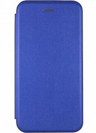Кожаный чехол-книжка classy для samsung galaxy a16 4g/5g синий