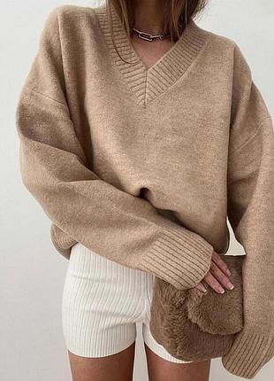 Оверсайз светр zara, джемпер zara