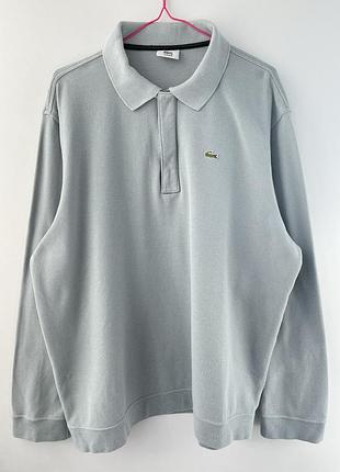 Чоловіче лонгслів поло lacoste на блискавці / оригінал (розмір 6 / xl)
