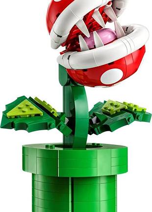 Конструктор lego super mario растение-пиранья