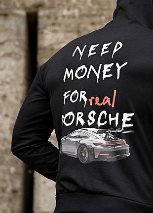 Худі real porsche black пп7994 4