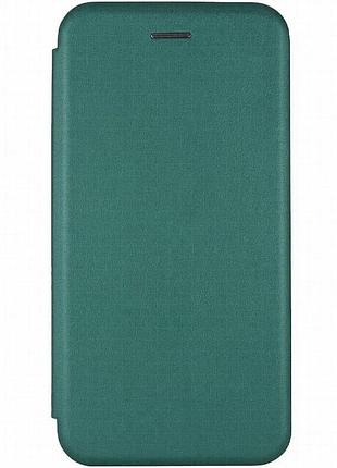 Кожаный чехол-книжка classy для xiaomi redmi a3 зеленый
