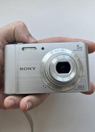 Легендарний фотоаппарат стильна камера sony cybershot dsc-w800 20.1 мп + 16gb