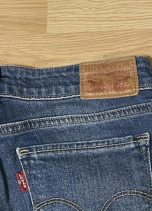 Джинси жіночі levis 711 скінні сині розмір 25 xs