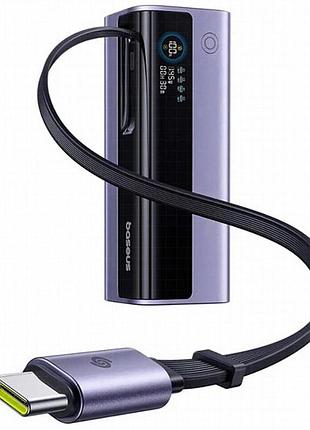 Портативное зу power bank baseus energeek gr11 pd200w with cable 25000 mah space grey