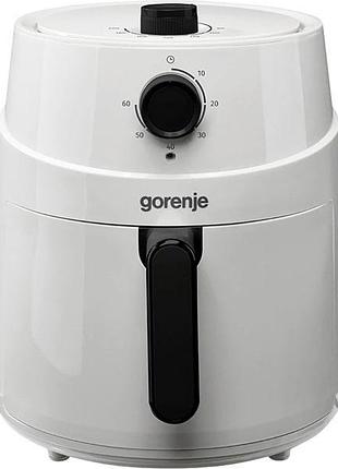 Мультипечь gorenje 1300вт, чаша-4.5л, механическое управление, 7 авто. программм, пластик, белый